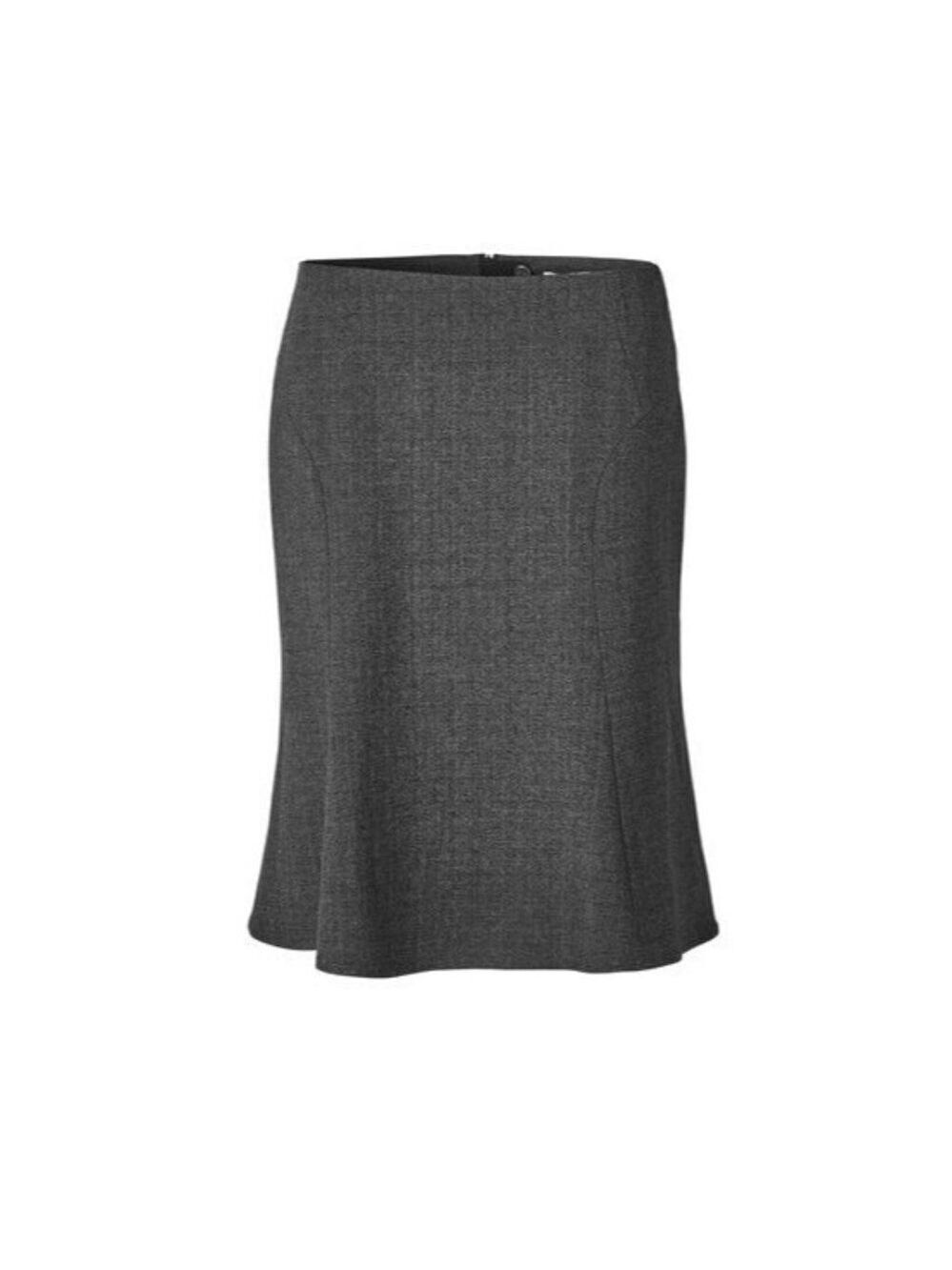 Cleo Charcoal Flippy Suiting Skirt Size 6 - Picture 1 of 12